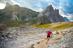 Trail running in the Italian Dolomites