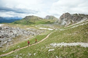 Trail running in the Italian Dolomites