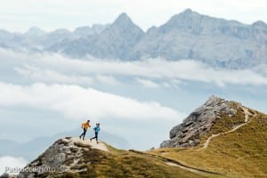 Trail running in the Italian Dolomites