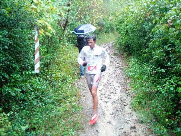 Kilian Jornet leading late in the 2012 Cavalls del Vent. 2012 Cavalls del Vent - Kilian Jornet