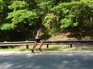 Max King crushing the final UROC climb.