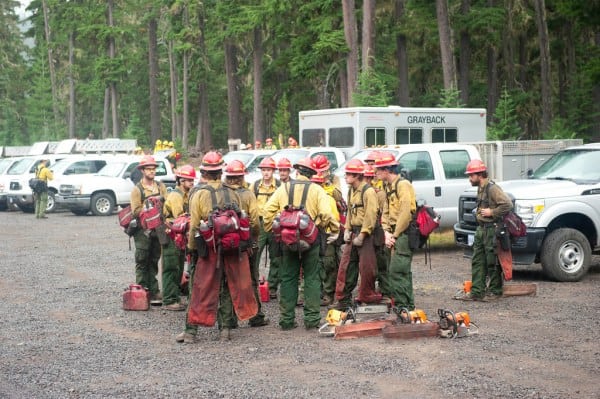 The firefighters of the 2012 Waldo 100k. 2012 Waldo 100k - Firefighters