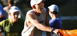 The author racing Western States in 2009. Photo: Glenn Tachiyama