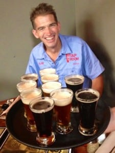 Celebrating the first anniversary of AJW's Taproom at the place of its conception.