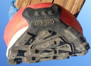 The Adidas Adizero XT 4's outsole. Adidas Adizero XT 4 - outsole