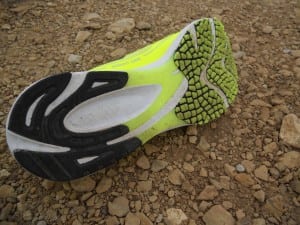 The Adidas Hagio's outsole.