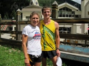 The firs couple of the La Sportiva Mountain Cup, Alison and Jason Bryant