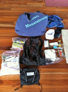 For anyone who's uber-curious, here's everything I brought for the 2012 MdS, including the Inov-8 RaceElite 15.