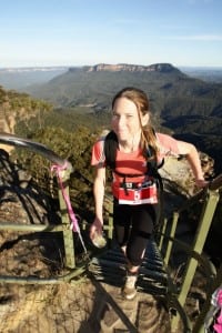 Beth Cardelli dominating early in the Blue Mountains, 2010.