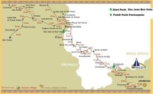 A map of the Brazil 135.