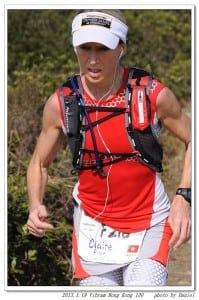 Claire running the 2013 Hong Kong 100. Photo: Daniel Chung