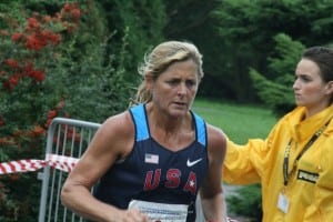 Connie Gardner on her way to setting the 24-Hour American Record. Photo: IAU
