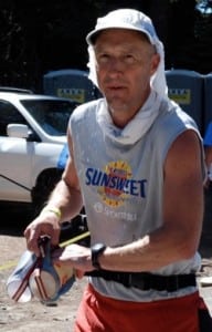 Thornley running the WS100 in 2011. Photo: Scott Sandow