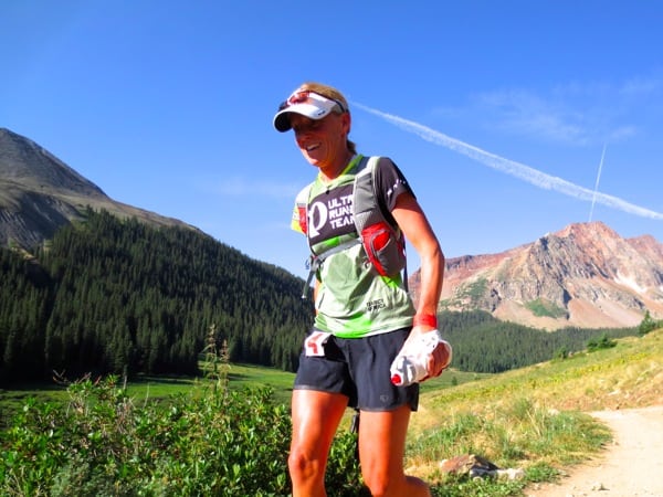 Darcy Africa early in her victorious 2012 Hardrock 100. Darcy Africa - 2012 Hardrock 100