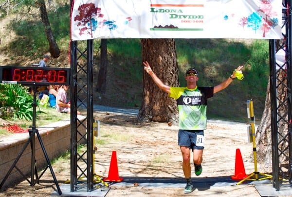 Dylan Bowman 2012 Leona Divide 50 Mile - finish