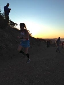 Ellie as draw breaks at the TNF 50. Photo: Bryon Powell