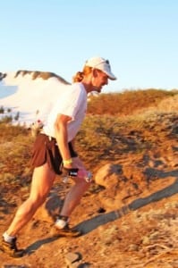 Me climbing the Escarpment. (Photo courtesy of Drymax)