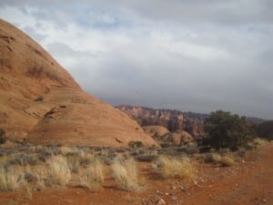 A view from the final mile of the course.