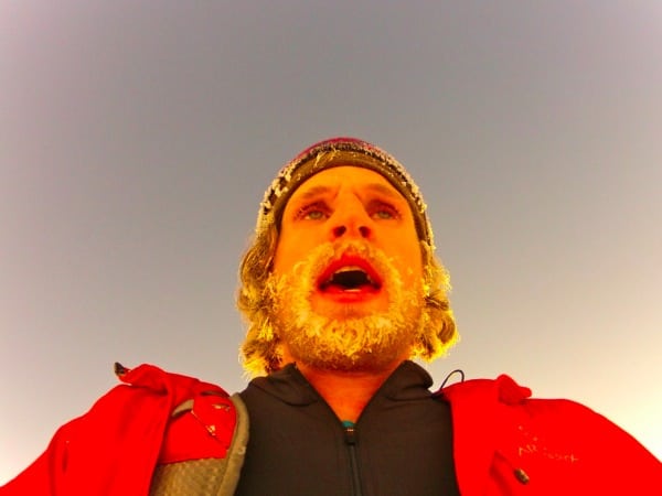Classic Alaskan ice beard