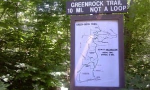 Green Rock Trail Head at Fox Creek.