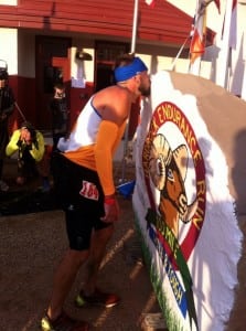 Kissing the hardrock.