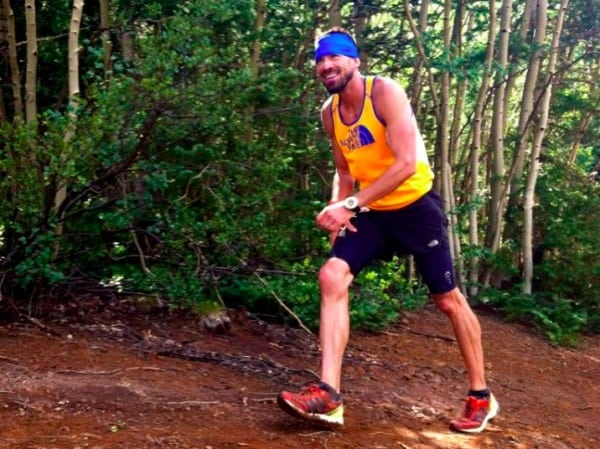 Hal Koerner en route to his 2012 Hardrock 100 victory. Hal Koerner - 2012 Hardrock 100