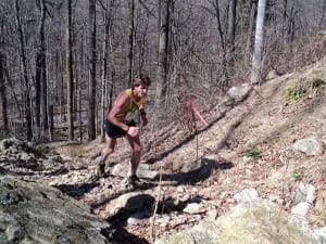 Jason Bryant en route to finishing third at the Ugly Mudder.