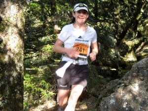 Joelle Vaught cruising at the 2009 race. Joelle Vaught 2009 TNF 50 mile