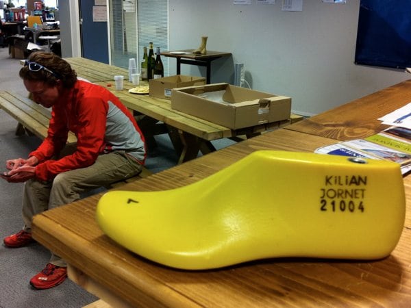 Kilian Jornet shoe last Rickey Gates