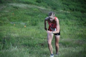 Kim competing at Loon Mountain in 2012. Photo: Jesse Sommer