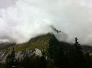At least the weather was nice in La Fouly.
