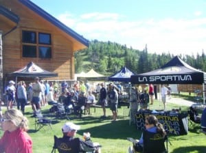 The finish of the La Sportiva Eldora Trail 11K.