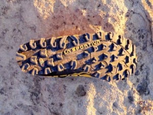 The La Sportiva X Country's outsole.