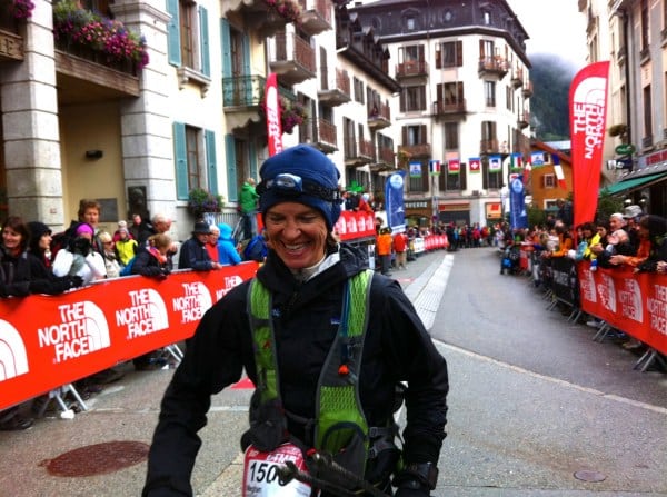 Meghan finishing the 2012 TNF UTMB. Meghan Arbogast - 2012 TNF UTMB