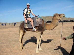 Michael Wardian's secret to success at the 2009 Marathon des Sables? We think not. (Photograhper unknown.)