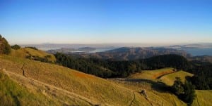 Expansive views of the Headlands and Bay Area from Mount Tamalpais. Photo by Leor Pantilat