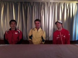 Nakadai, Buud and Wardian after 2010 IAU 100k World Championships.