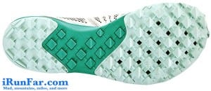 The New Balance WT110's outsole
