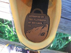The sockliner of NB MT110's AK (Anton Krupicka model)