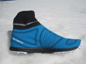 The New Balance MT110W's medial upper.
