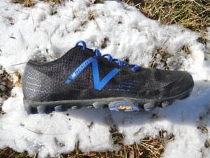 The NB Minimus Trail Zero's lateral upper.