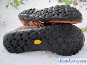 The New Balance Minimus Trail's outsole