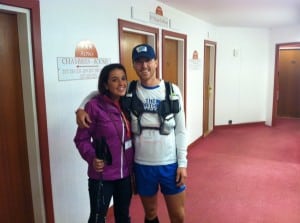 Me with my sister before the race.