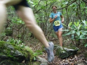 There's a bit of technical trail at the Rock2Rock Trail Run!
