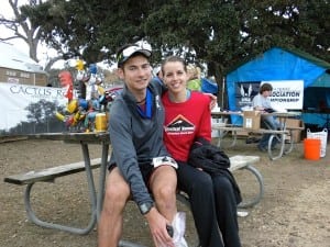 With my amazing girlfriend, who is quite the ultrarunner herself!