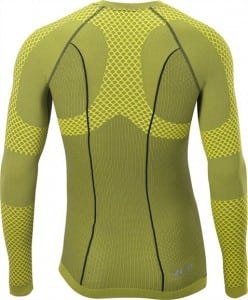 Salomon Exo XR 1-2 Zip LS Tech Tee Men - yellow - back