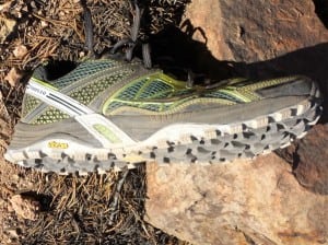 The Saucony Xodus 3.0's outsole.