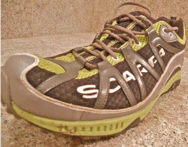 The Scarpa Spark's lateral upper. Scarpa Spark lateral upper