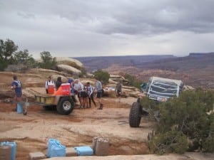 Setting and scenery can greatly enhance an aid station.