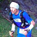 Sebastien Chaigneau racing the 2011 TNF UTMB 2011. Sebastien Chaigneau TNF UTMB 2011